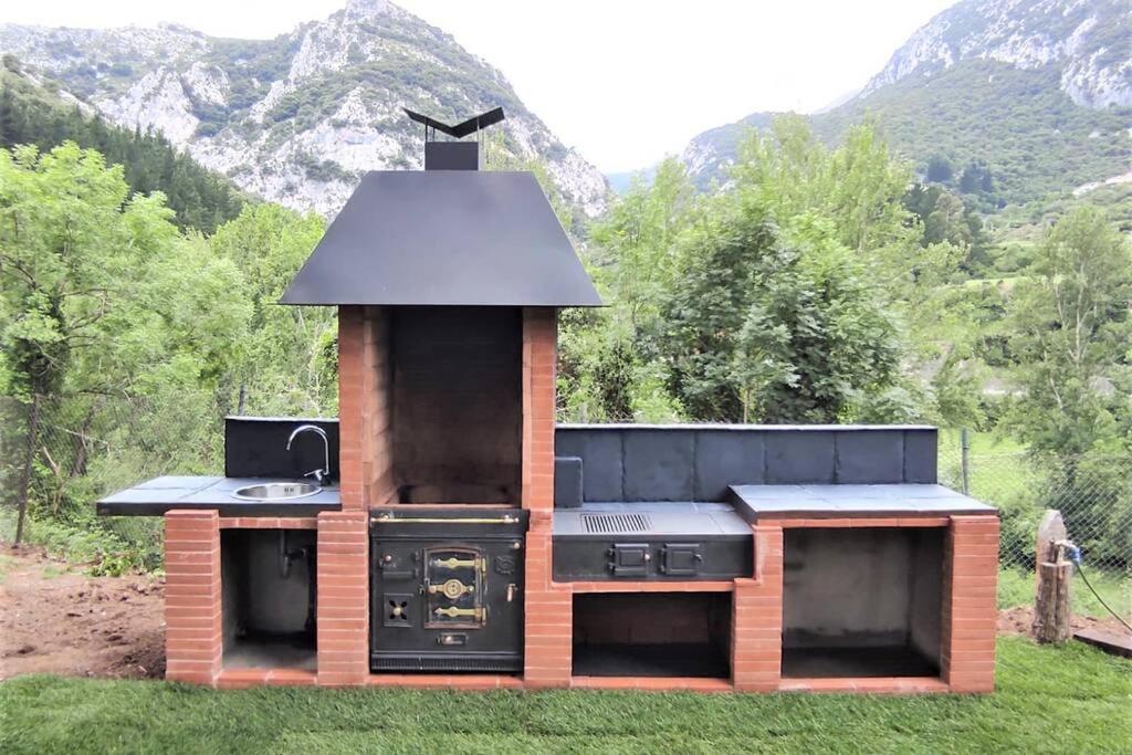El Chalet De La Poza - Rio, Barbacoa, Wifi, Zona De Trabajo, Vistas. Lebena Exteriér fotografie